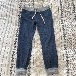 J Crew XS Petite Navy Blue Cotton Joggers